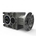 Two-stage bevel helical gearboxes